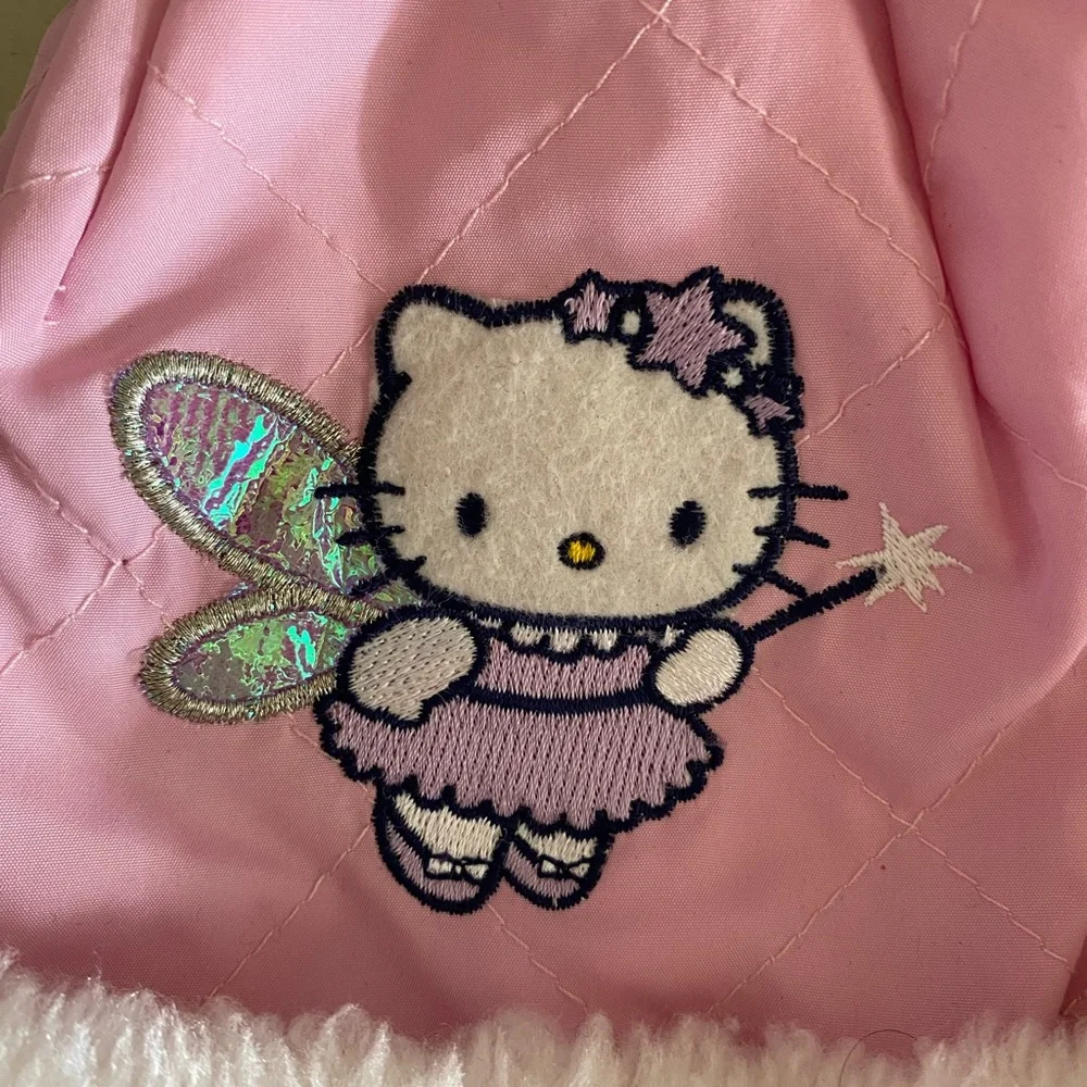 Sanrio Hello Kitty Waterproof Fur Lined Pom-Pom Hat